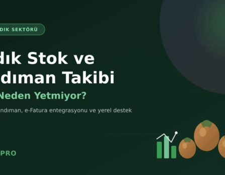 Fındık stok ve randıman takibi, ERP ile Excel karşılaştırması - OGTOPRO blog görseli